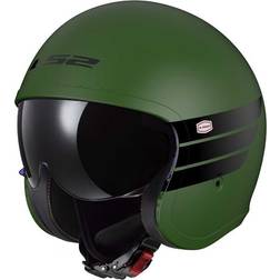 LS2 Of599 Spitfire Ii Retro Open Face Helmet Grün