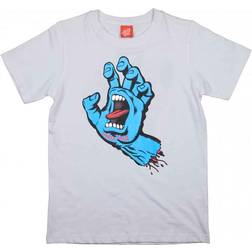 Santa Cruz Kid's Screaming Hand T-shirt - White (SCA-YTE)