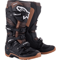 Alpinestars Crosstövlar Tech svart brun mikrofiber