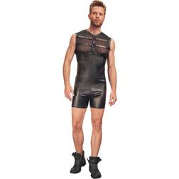 Nek Top with Buckles Black XL