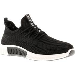 Crosshatch Mens Rideout CH Trainers Black