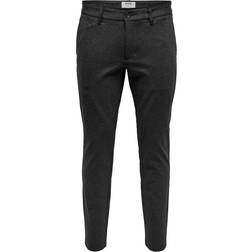 Only & Sons Mark Pants Dark Grey Melange