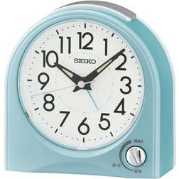 Seiko Quartz Alarm Clock Light Blue