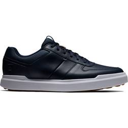 FootJoy Contour Casual Spikeless Waterproof Shoes Navy/White/Tan Navy/White/Tan