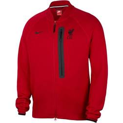Nike Liverpool F.C. Tech Fleece Jacket - Gym Red/Black