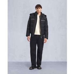 Moose Knuckles Mens Black Cloud Bomber Neoshear Jacket