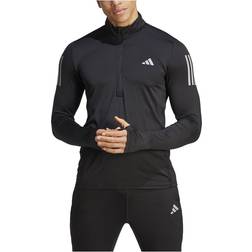adidas Own the Run 1/4 Zip Long Sleeve Sweatshirt Black