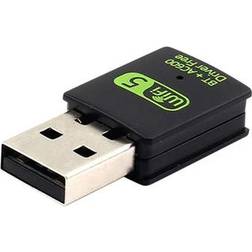 MTP Products Trådløs USB WiFi-dongle Bluetooth-adapter 600 Mbps