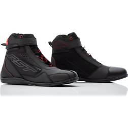 Rst Motorradstiefel frontier schwarz rot