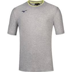 Mizuno Kid's Team jersey - Light Grey/Fluorescent Yellow