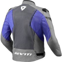 Rev'it! Control Air H2O, Textiljacke wasserdicht Grau/Blau