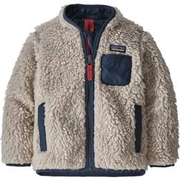 Patagonia Retro-X Fleece Jacket - Natural w/New Navy (61025)