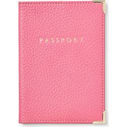 Aspinal of London Pebble Leather Passport Cover