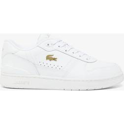 Lacoste T-Clip Leather Trainers Leather White