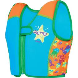 Zoggs Kids Swimsure Jacket Bright Blue Orange