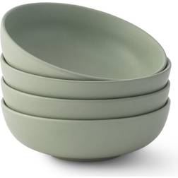 Joyjolt Mesa Matte Desert Sage Green Soup Bowl 4 0.23gal