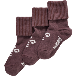 Hummel Sora Socken 3-pack - Huckleberry (207549-8156)