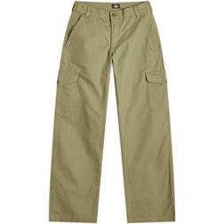 Dickies Duck Canvas Cargo Trousers Woman Military Green