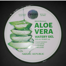 Nature Republic Aloe Vera Watery Gel 300 ml Moisturizing California - Green