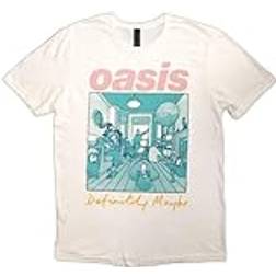 Oasis unisex t-shirt: definitely maybe illustration colour (xx-large)