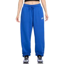 Nike Sportswear Club Fleece Women's Mid-Rise Oversized Sweatpants - Game Royal/White