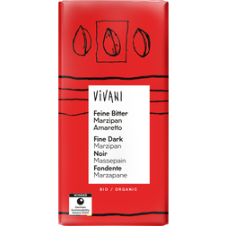 Vivani Fine Dark Marzipan Amaretto 100g 1pak