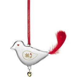 Holmegaard Bird of the Year 2024 Clear Christmas Tree Ornament 7cm