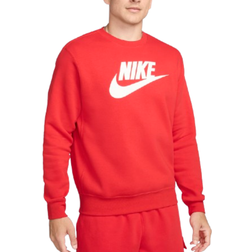 Nike Sportswear Club Fleece Men's Graphic Crew - University Red