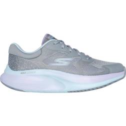 Skechers Women's GO WALK MAX Walker Vea Sneaker Gray/Aqua Textile/Synthetic Machine Washable