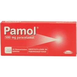 Pamol 500mg 10 stk Tablet