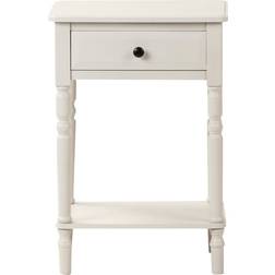 Garpe Interiores Solid White Bedside Table 35x45cm