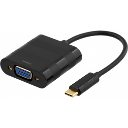 Deltaco USB C 3.1 - VGA Adapter M-F 0.1m