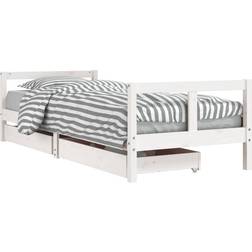 Homie Children's Bed Frame with Drawers 85.5x205.5cm