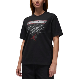 Nike Jordan Flight Heritage Women's Graphic T-shirt - Black/Gym Red
