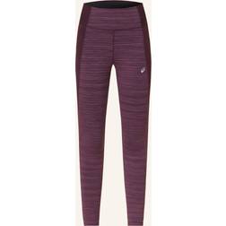 Asics Nagino Run Tights Damen Dark Aubergine Heather