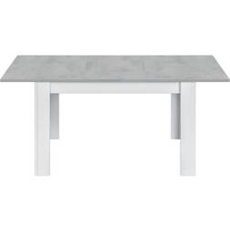 ArizonaShopping Kendra Artik White/Cement Dining Table 90x140cm