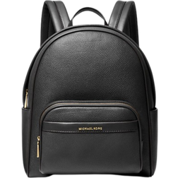 Michael Kors Bex Medium Pebbled Leather Backpack - Black