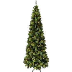 Puleo International Slim Portland Green Christmas Tree 198.1cm