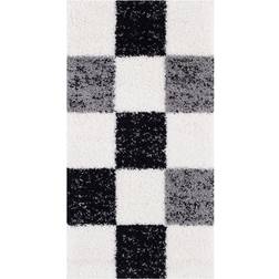 THE RUGS Myshaggy Grey, White, Black 80x150cm