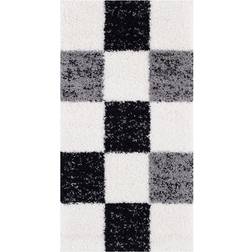 THE RUGS Myshaggy White, Black, Grey 80x150cm