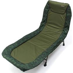 NGT Carp Camping Camo Bedchair 6 Leg Deluxe Reclining Adjustable Bed Chair