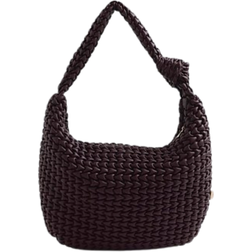 River Island Textured Knot Tote Bag - Red