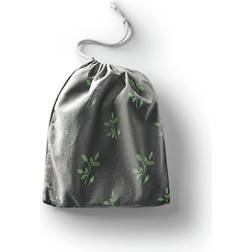 Bonamaison Printed Cotton Drawstring Bags - Green