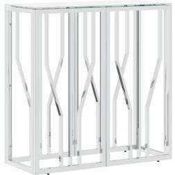 vidaXL Silver 70 x 30 x 70 cm Avlastningsbord