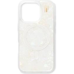 Ideal of Sweden iPhone 16 Pro Pearlized Case MagSafe Kompatibel White