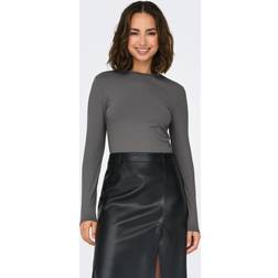 Only Onlea L/S Top Oneck JRS Kvinde Langærmede T-shirts