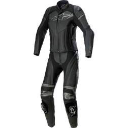 Alpinestars Stella GP Plus 2-delat Skinnställ - Svart Metalliskt Grå Dam