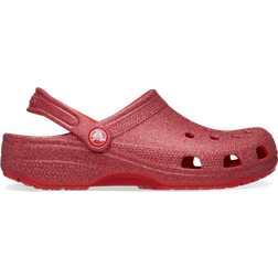 Crocs Classic Glitter Clog - Cherry Red