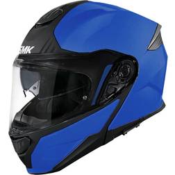 SMK Gullwing Solid, flip up helmet color: Matt Blue/Black