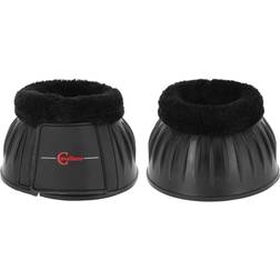 Covalliero Hufglocken Gummi mit Teddy-Fleece Sprungglocken X-Full